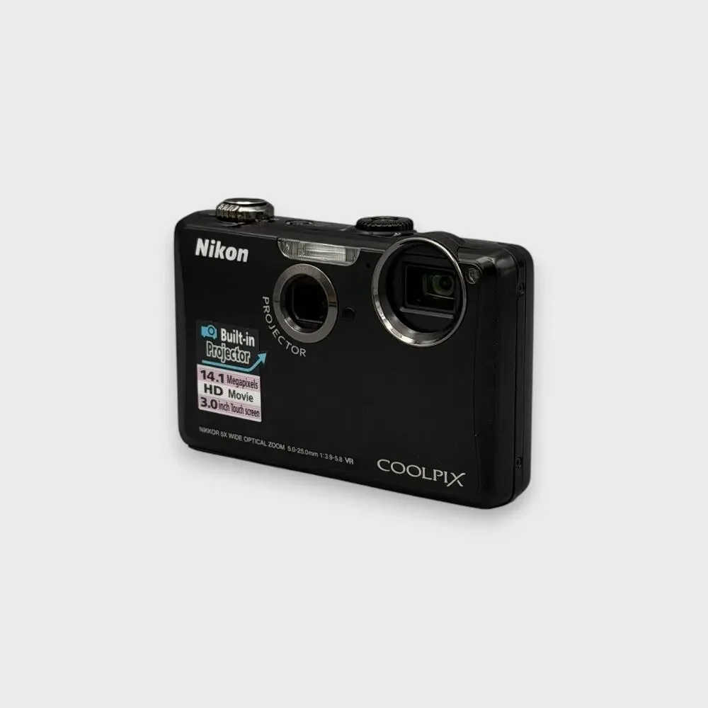 Nikon Coolpix S1100pj Digital Camera | 14.1MP | Black